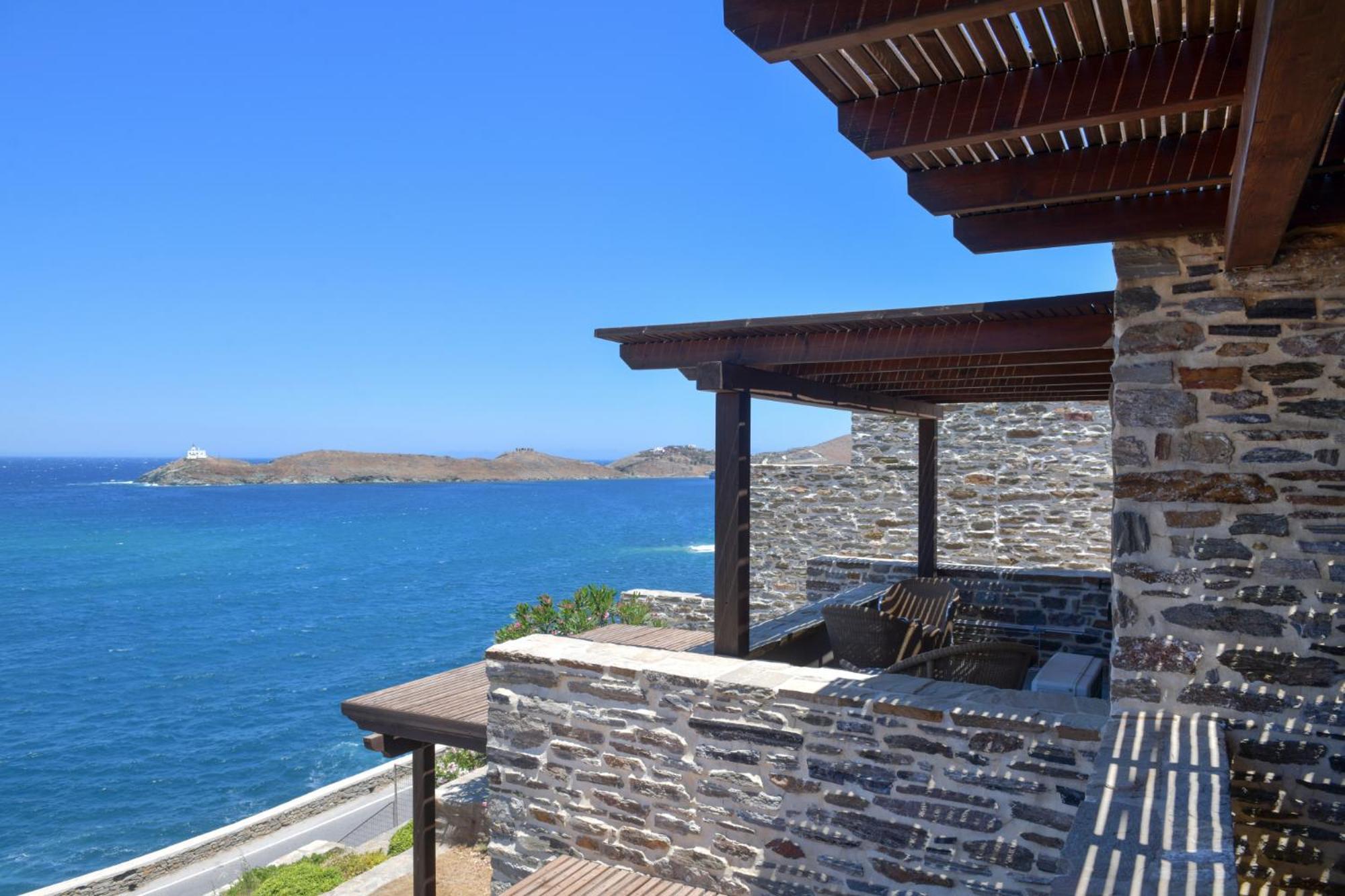 Keos By The Sea Hotel Korissia  Bagian luar foto