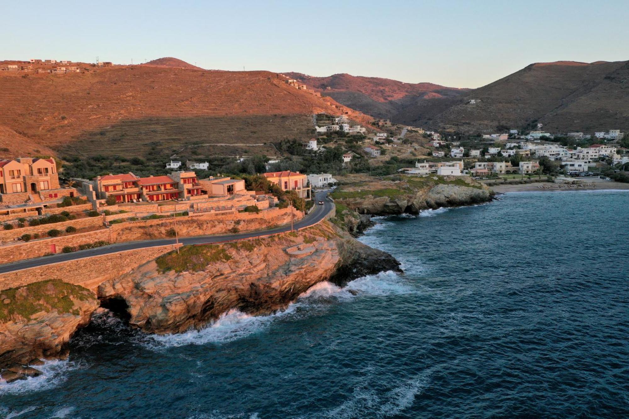 Keos By The Sea Hotel Korissia  Bagian luar foto