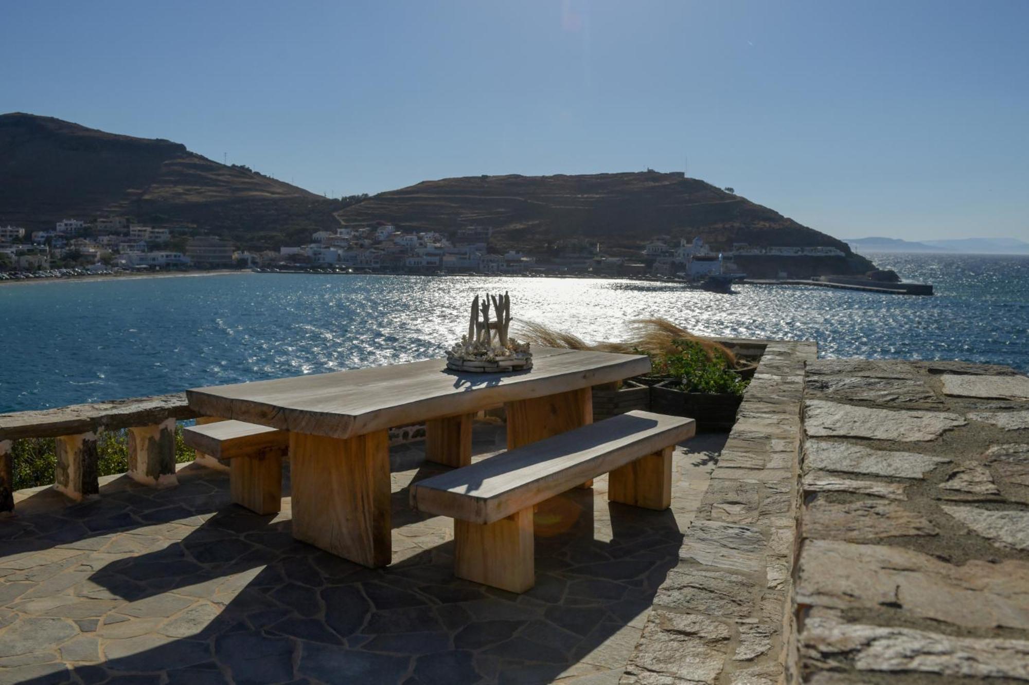Keos By The Sea Hotel Korissia  Bagian luar foto